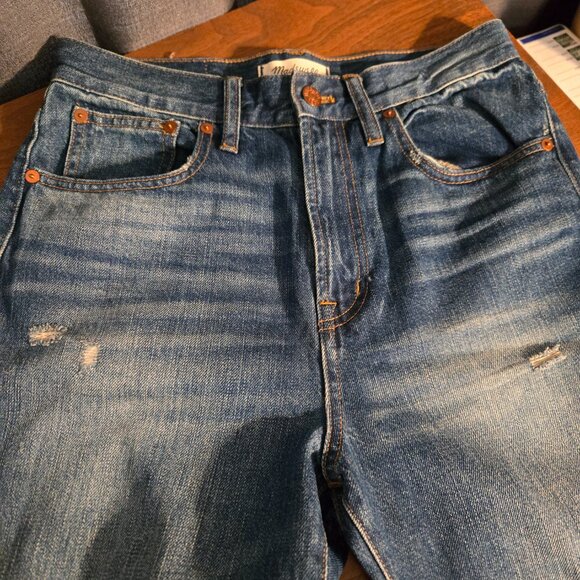 Madewell Women's Size 27 The Perfect Vintage Jeans Straight Leg - Picture 3 of 9